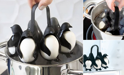 【かわいい】ペンギン型「ゆで卵製造機」が話題！　これは便利そう！
