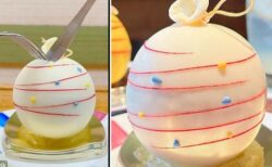 【！】京都の洋菓子店が作ったまるで水風船な桃のケーキ、食べてみたい！！