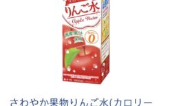 【0kcal】さわやか果実の「りんご水」国産りんご果汁使用、香りもいいし美味しすぎでカロリーゼロ！