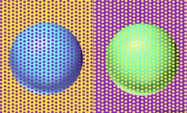 【目の錯覚】青に見える球体と緑に見える球体は全く同じ色→ネット民が検証