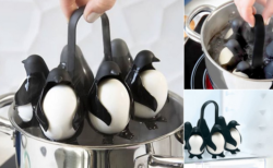 【かわいい】ペンギン型「ゆで卵製造機」が話題！　これは便利そう！