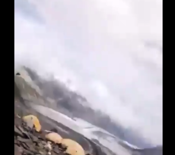 【※閲覧注意】登山中の「落石」ってこんなに恐ろしいのか。小さくても危険らしい。