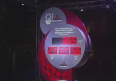 【東京五輪延期】駅前の東京オリンピック開会式カウントダウン時計がどうなってるか見に行ってみたら・・・