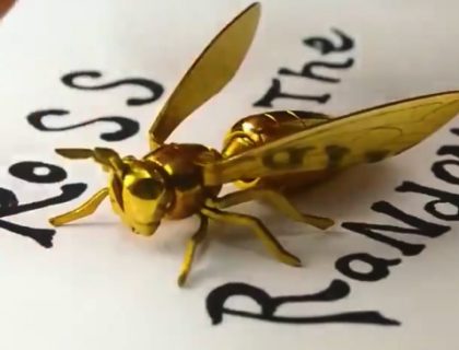 【芸術】金属で作った「スズメバチ」が美しすぎる。お金出してでも買いたい！