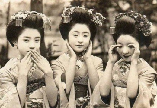 「見ざる、聞かざる‥」美しすぎる昔の日本女性、3枚の写真が話題