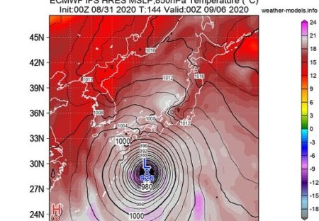 【注意喚起】気象予報士さんより「台風10号の進路と勢力がヤバすぎ。注視を！」