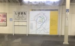 【すごい】「男はつらいよ」の柴又駅、寅さんの顔になっているホームの路線図が話題に
