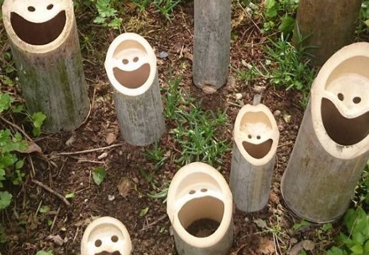 【すごい】見ているだけで笑顔になる「笑う竹の集団」が話題