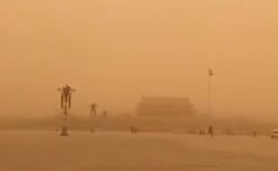 【きょう日本に到着】中国の黄砂動画にネット騒然「火星みたい・・・」