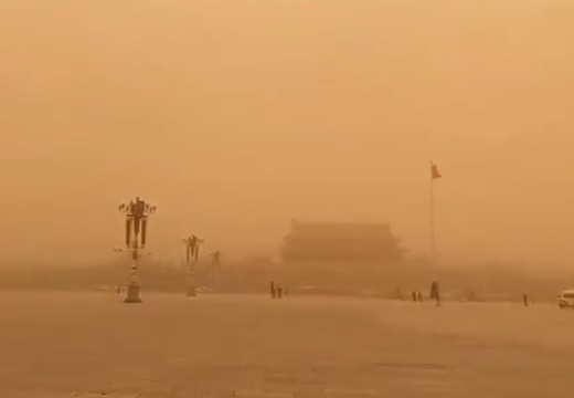 【きょう日本に到着】中国の黄砂動画にネット騒然「火星みたい・・・」