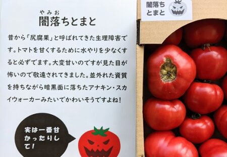 【天才】実は甘いのに見た目が悪く廃棄されてきたトマト。「闇落ちとまと」として売ったら爆売れｗ