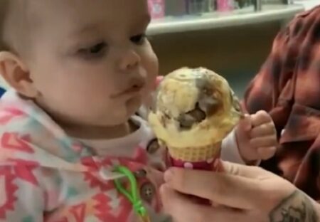 【！】初めてアイスを食べた赤ちゃん！覚醒してしまうｗｗｗｗｗｗ