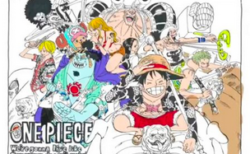 【息をのむ1分】ONE PIECE 尾田先生の巻頭カラー制作過程動画‥凄すぎた