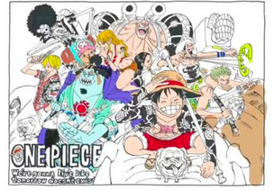 【息をのむ1分】ONE PIECE 尾田先生の巻頭カラー制作過程動画‥凄すぎた