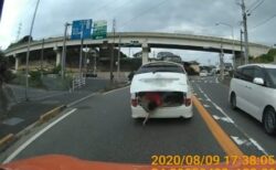 【怖っ！】車間距離を取る事の重要さがよく分かる動画が話題「ありえない！」