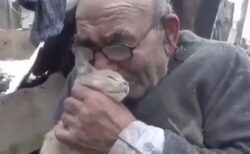 【動画】火事で全てを失ったおじいちゃん、大切な家族（猫）を抱きしめる
