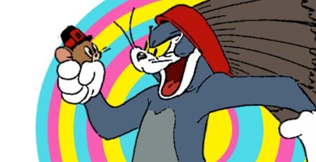 【笑】リアル版「トムとジェリー」が目撃される。微笑ましすぎるだろ！