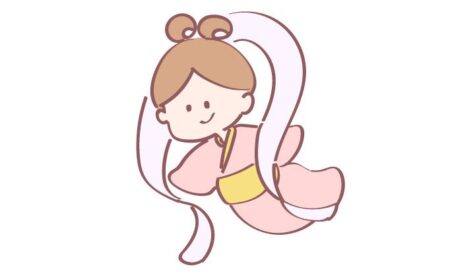 【レア】風に流れる雲にうつる逆さ虹が撮影される、まるで天女の羽衣