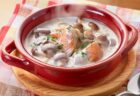 【レンジで1発】「きのこチーズチャウダー」がめちゃウマ！！