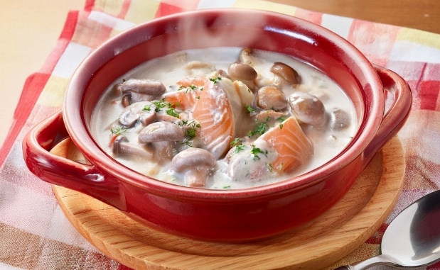 【レンジで1発】「きのこチーズチャウダー」がめちゃウマ!!