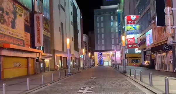 【コロナ禍】2020年、緊急事態宣言が発出された時の秋葉原　すごかったな・・・