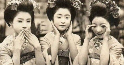 「見ざる、聞かざる‥」美しすぎる昔の日本女性、3枚の写真が話題